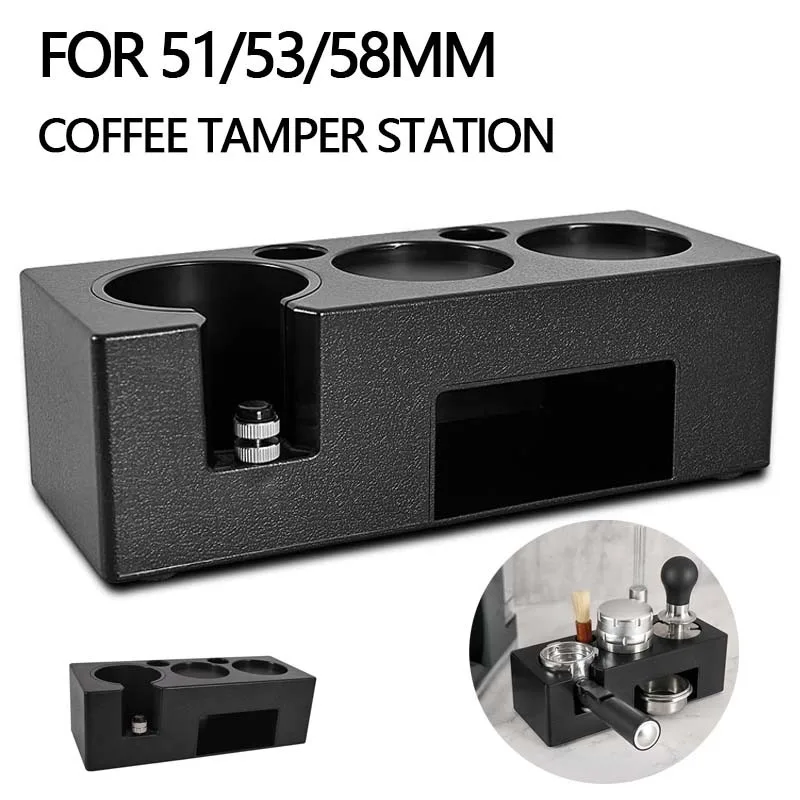 51/53/58MM Espresso Tamping Station Portafilter Holder Rack Coffee Accessory Tool Anti-slip Adjustable Coffee Tamper Organizer
51/53/58MM Espresso Tamping Station Portafilter Holder Rack Coffee Accessory Tool Anti-slip Adjustable Coffee Tamper Organizer