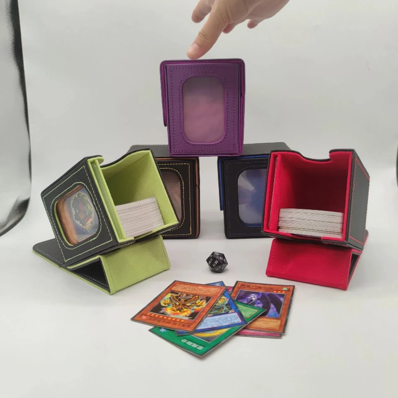 Window Opening Pu Card Box Board Game Peripheral Collection Card Box Display Storage Box Side Window Game Card Box
Window Opening Pu Card Box Board Game Peripheral Collection Card Box Display Storage Box Side Window Game Card Box