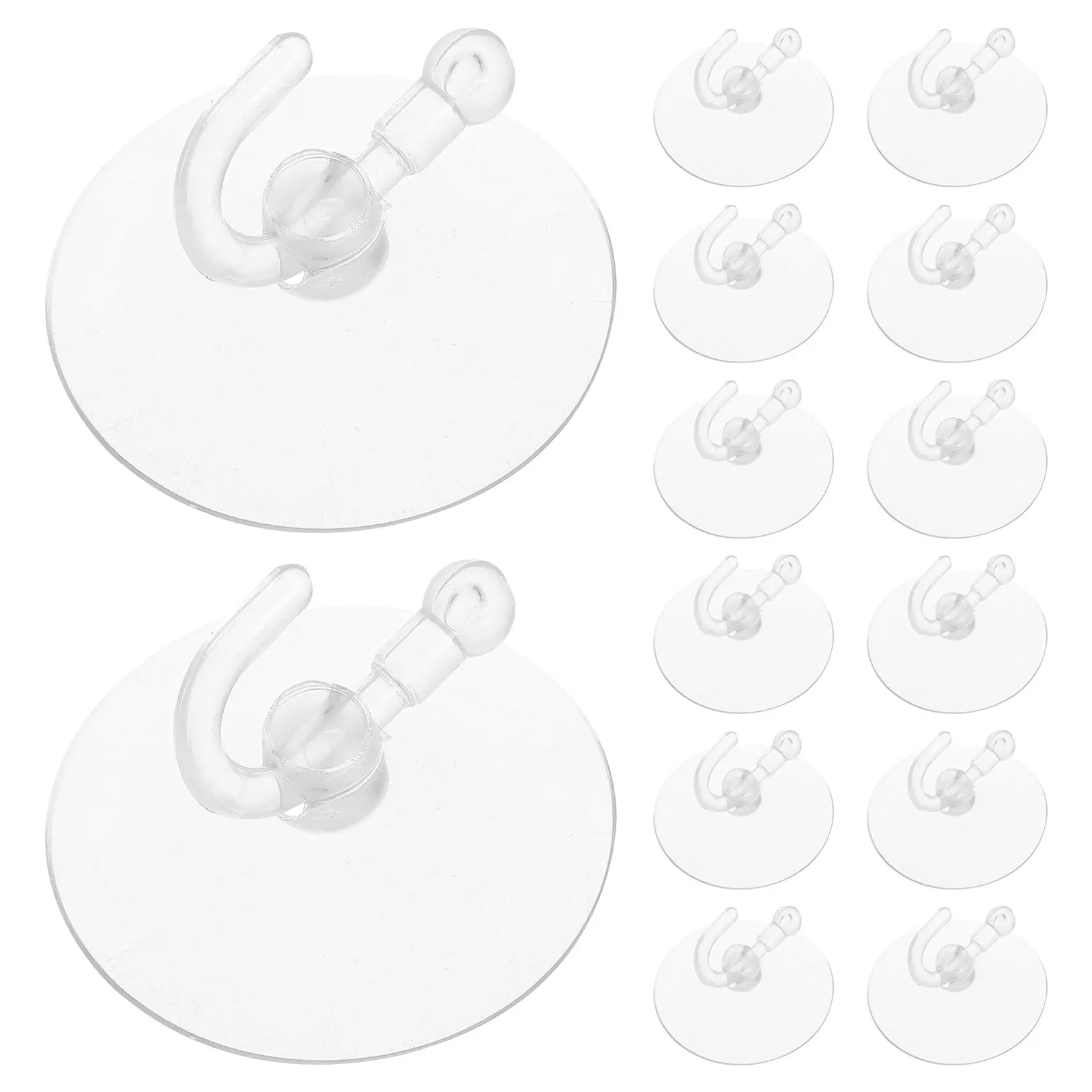 40 PCS Hooks Suction Cup Bathroom Wall Plastic Transparent Kitchen Removable Glass
40 PCS Hooks Suction Cup Bathroom Wall Plastic Transparent Kitchen Removable Glass