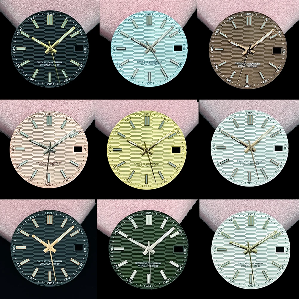 28.5mm customized logo watch dial for men's watches, high-quality dial suitable for NH35 movement watch modification accessories
28.5mm customized logo watch dial for men's watches, high-quality dial suitable for NH35 movement watch modification accessories