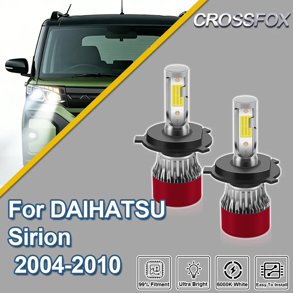 CROSSFOX For DAIHATSU Sirion 2004-2010 2X Canbus Car LED Headlight Bulbs 200W Turbo 6000K Ultra Bright Headlamp Ampoules 40000LM
CROSSFOX For DAIHATSU Sirion 2004-2010 2X Canbus Car LED Headlight Bulbs 200W Turbo 6000K Ultra Bright Headlamp Ampoules 40000LM