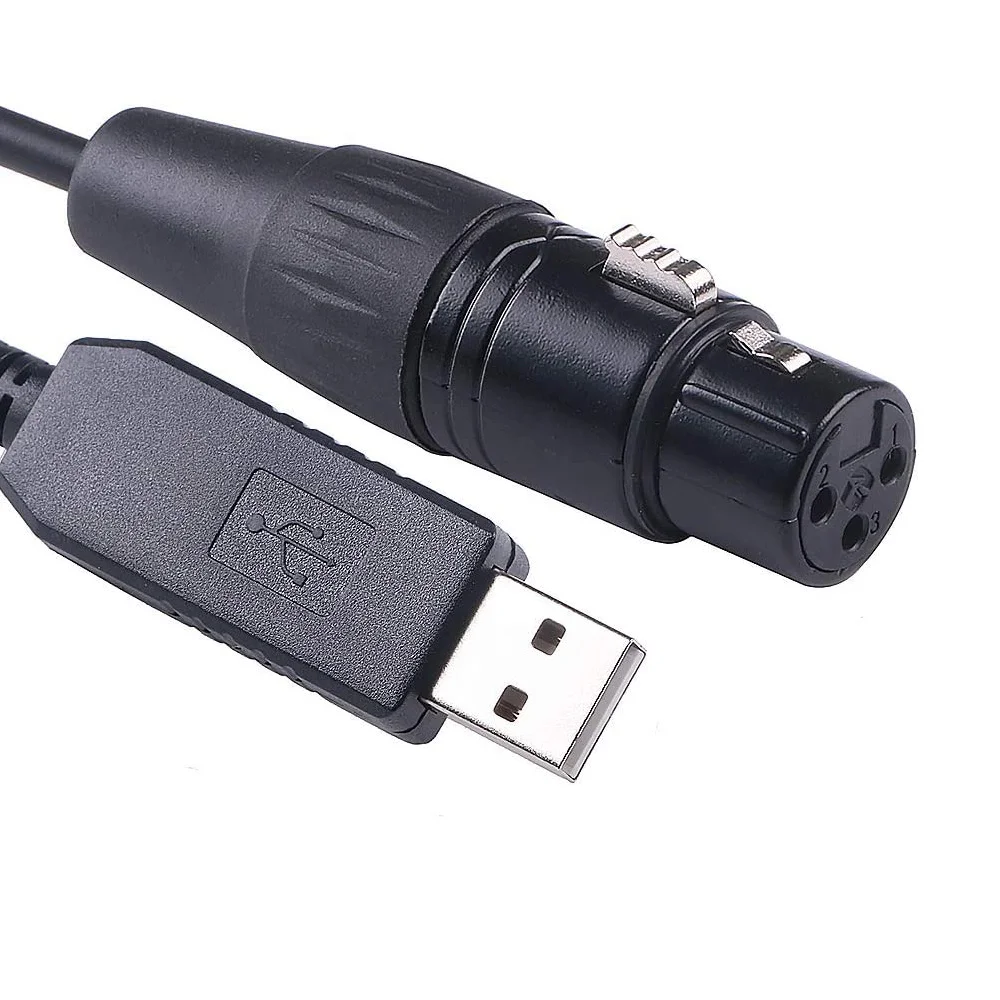 USB RS485 DMX Control DMX512 DMX400 DIY Serial Converter Stage Light Controller Equipment Cable, 1.8M
USB RS485 DMX Control DMX512 DMX400 DIY Serial Converter Stage Light Controller Equipment Cable, 1.8M
