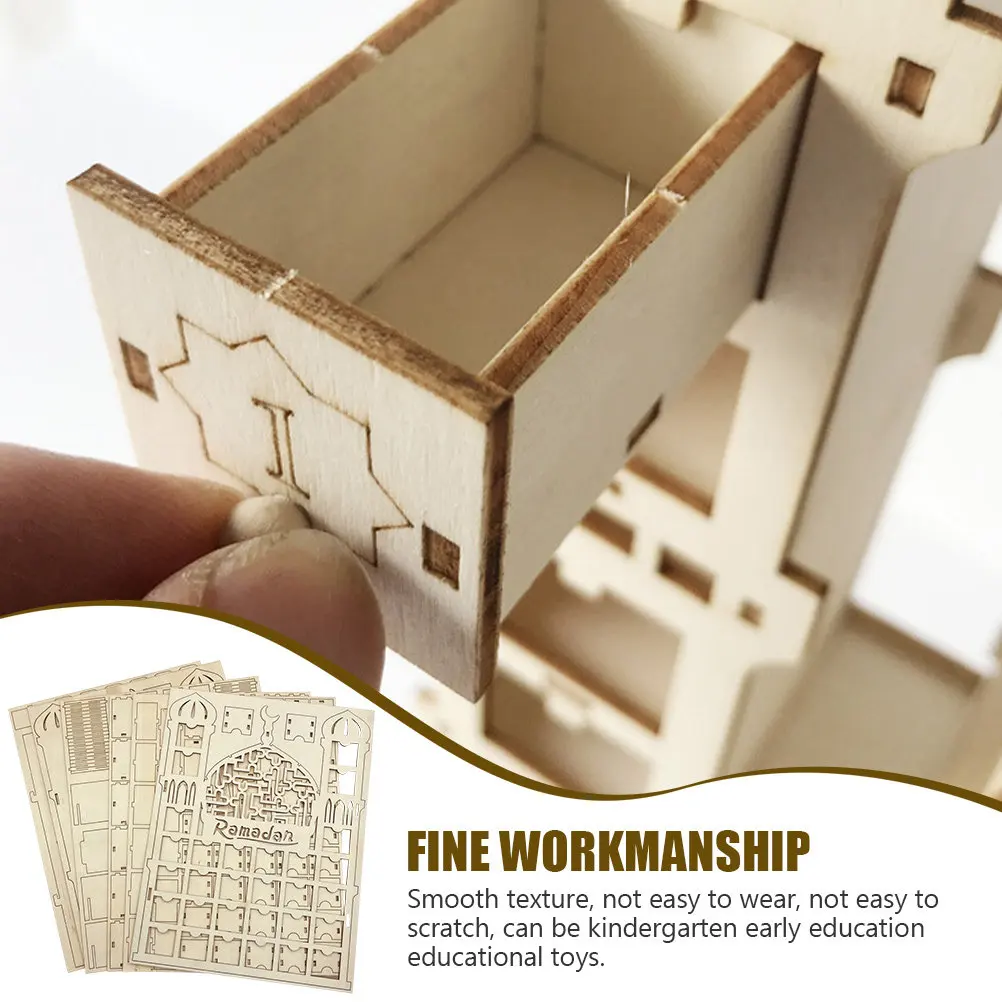 Деревянное украшение в виде дворца, креативный ажурный декор для Рамадана и Ид Мубарак, украшение для дома, праздничное украшение для вечеринок, мусульманский настольный декор
Деревянное украшение в виде дворца, креативный ажурный декор для Рамадана и Ид Мубарак, украшение для дома, праздничное украшение для вечеринок, мусульманский настольный декор