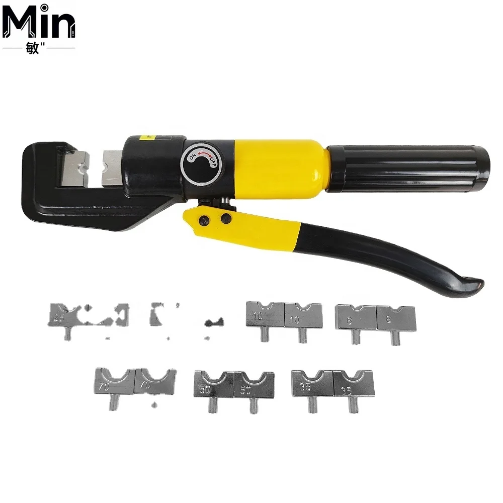 YQK-70 12 AWG to 2/0 AWG Hand Operated Hydraulic Crimping Tool for Cable Lugs Connnector Crimp
YQK-70 12 AWG to 2/0 AWG Hand Operated Hydraulic Crimping Tool for Cable Lugs Connnector Crimp