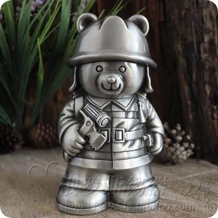 Russian Tin Piggy Box 119 Children's Coin Piggy Bank Bear Firefighter Metal Creative Piggy Bank
Russian Tin Piggy Box 119 Children's Coin Piggy Bank Bear Firefighter Metal Creative Piggy Bank