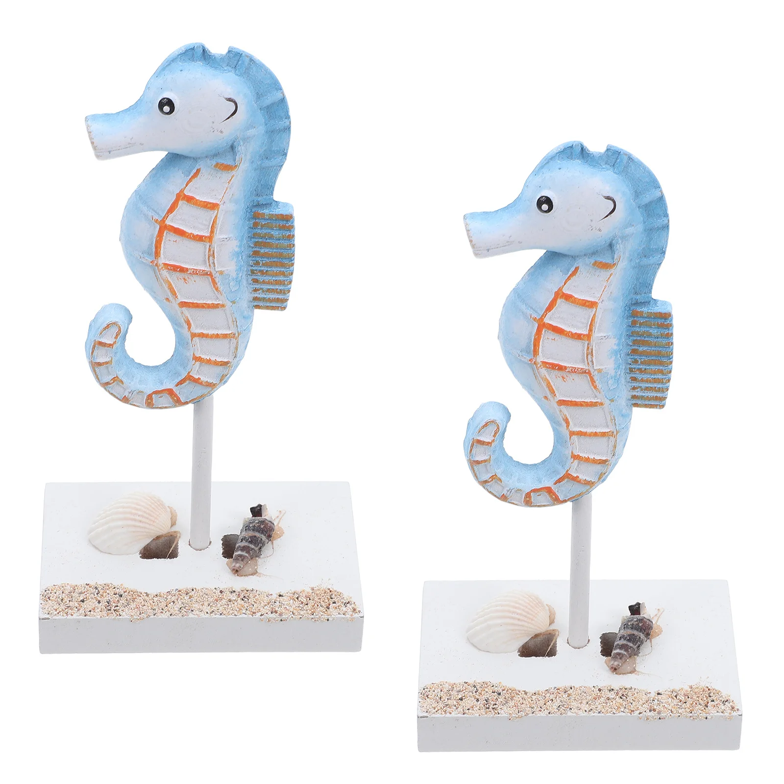 2Pcs Wooden Seahorse Figurines Mediterranean Style Home Decor Natural Wood Ocean Animal Statues Coastal Seaside Ornaments
2Pcs Wooden Seahorse Figurines Mediterranean Style Home Decor Natural Wood Ocean Animal Statues Coastal Seaside Ornaments