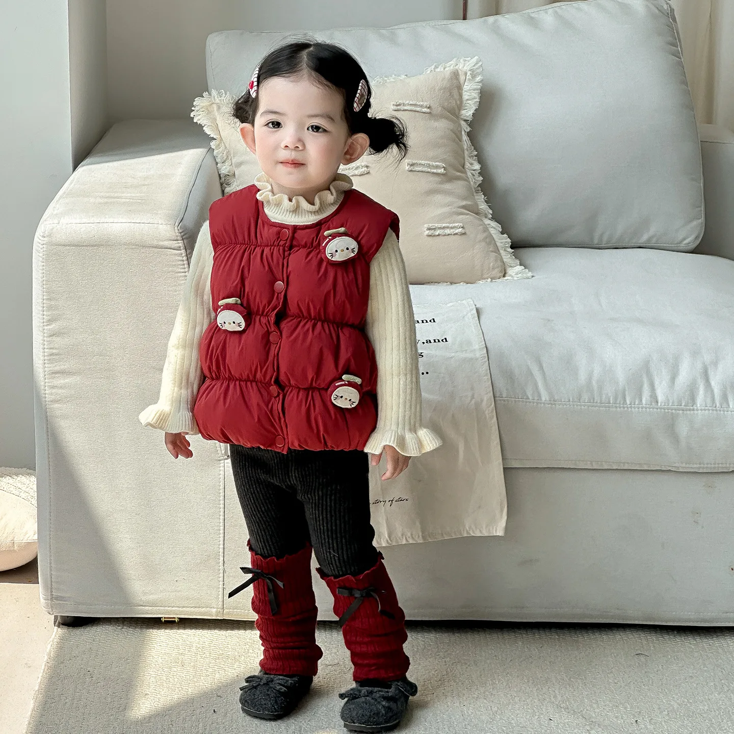 Infant Baby Girl 3PCS Set Winter Thick Warm Toddler Girls Vest+Ruffle Collar Knited Solid Sweate+mid Waist Newborn Girl Leggings
Infant Baby Girl 3PCS Set Winter Thick Warm Toddler Girls Vest+Ruffle Collar Knited Solid Sweate+mid Waist Newborn Girl Leggings