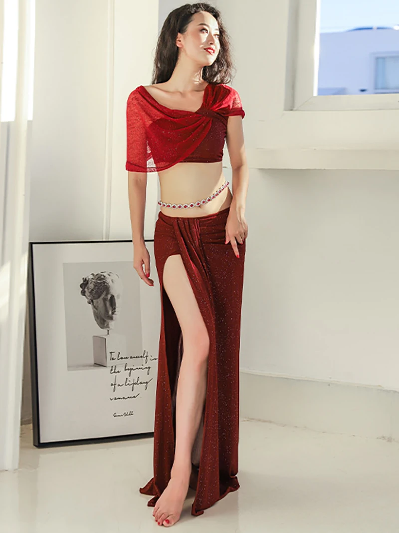 Adult Ladies New Belly Dance Costume Women's Elegant Goddess Eastern Dancing Popsong Training Suit Festival Outfit Dancewear
Adult Ladies New Belly Dance Costume Women's Elegant Goddess Eastern Dancing Popsong Training Suit Festival Outfit Dancewear