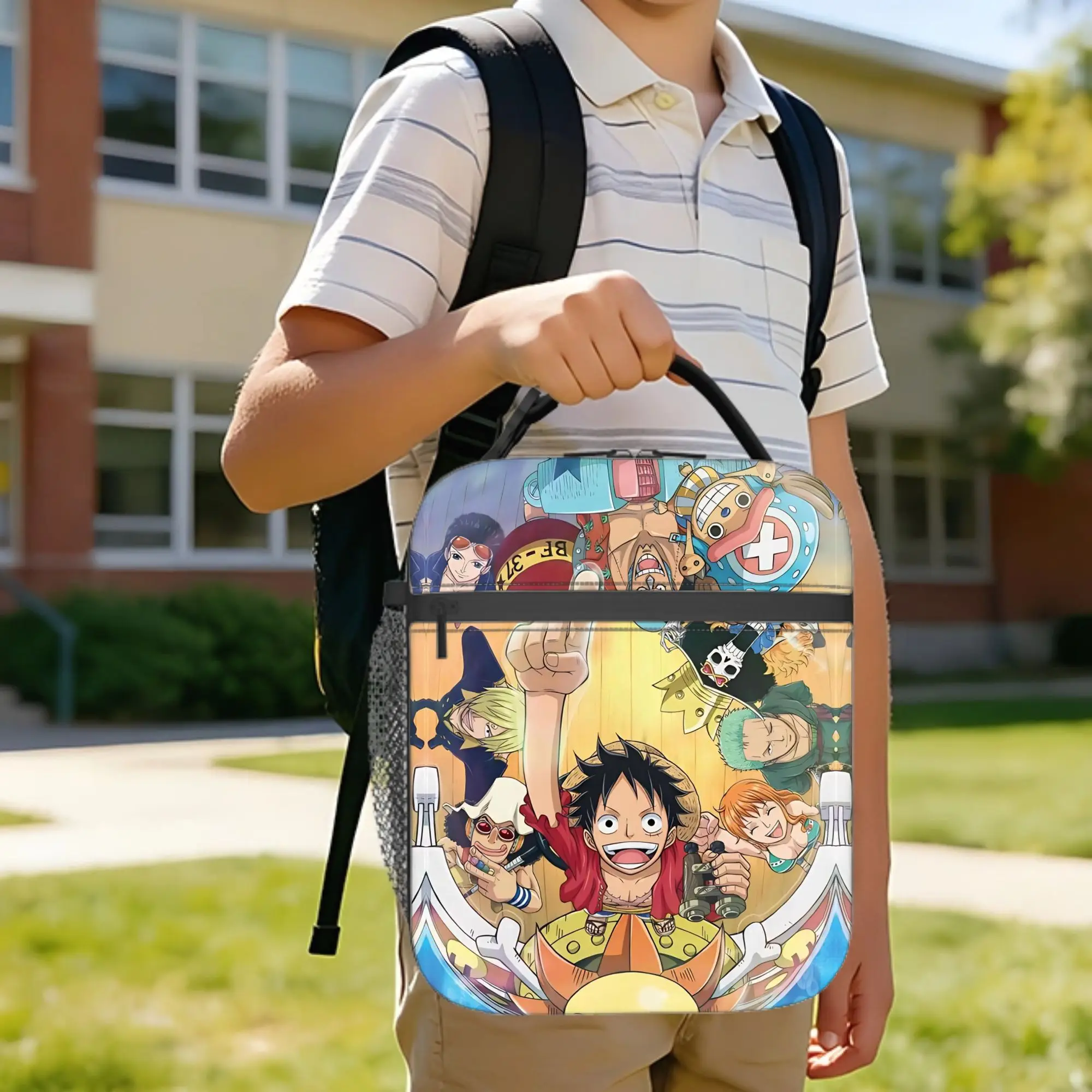 Luffy Anime Insulated Lunch Bag High Capacity Luffy Zoro Sanji Reusable Cooler Bag Tote Lunch Box School Outdoor Men Women
Luffy Anime Insulated Lunch Bag High Capacity Luffy Zoro Sanji Reusable Cooler Bag Tote Lunch Box School Outdoor Men Women
