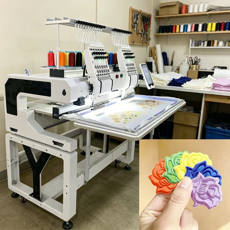 New Arrival 2 Heads Computerized Embroidery Machines Digital Software Touch Screen Photo Embroidery Machines
New Arrival 2 Heads Computerized Embroidery Machines Digital Software Touch Screen Photo Embroidery Machines