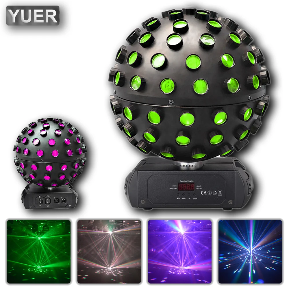 YUER LED 5X18W RGBWA+UV 6IN1 Magic Ball Stage Light Disco Rotating BeamEffect Light DMX512 For DJ Disco Club Party Stage Effect
YUER LED 5X18W RGBWA+UV 6IN1 Magic Ball Stage Light Disco Rotating BeamEffect Light DMX512 For DJ Disco Club Party Stage Effect