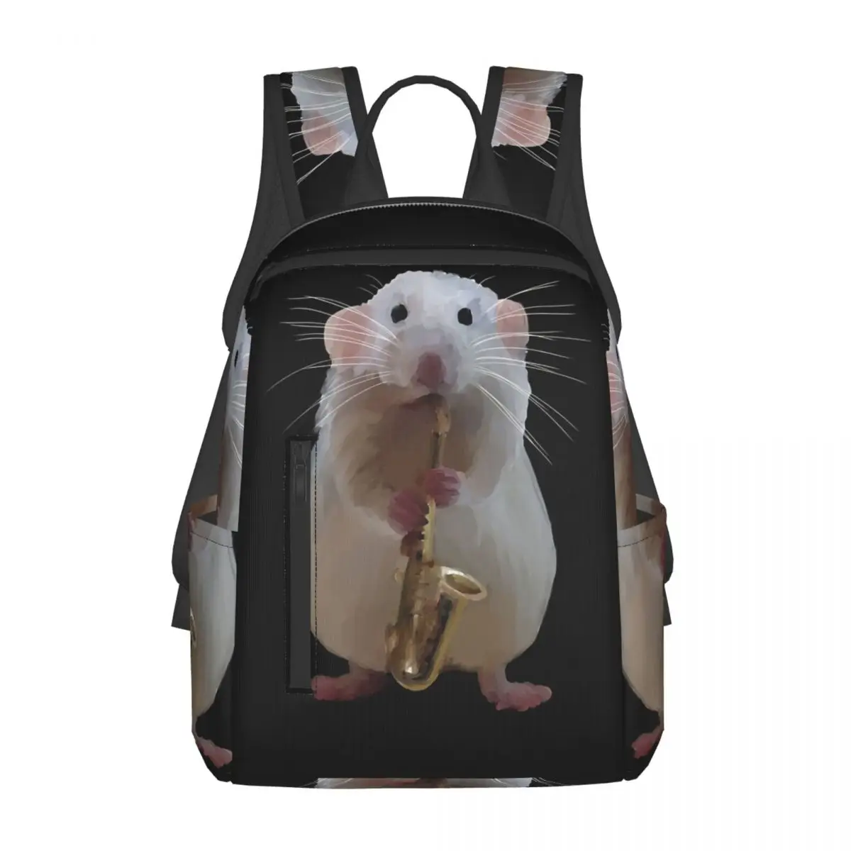 Rat Playing The Saxophone Backpack Daypack Large Capacity Children BookBag School Bag Shoulder Bags for Men Women
Rat Playing The Saxophone Backpack Daypack Large Capacity Children BookBag School Bag Shoulder Bags for Men Women