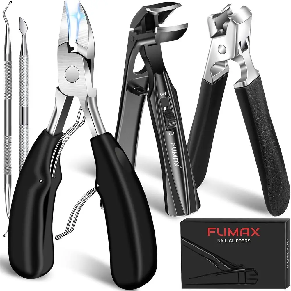 Long Handled Heavy Duty Toenail Clippers for Thick Nails - Professional Ingrown Nail Trimmer with Catcher
Long Handled Heavy Duty Toenail Clippers for Thick Nails - Professional Ingrown Nail Trimmer with Catcher