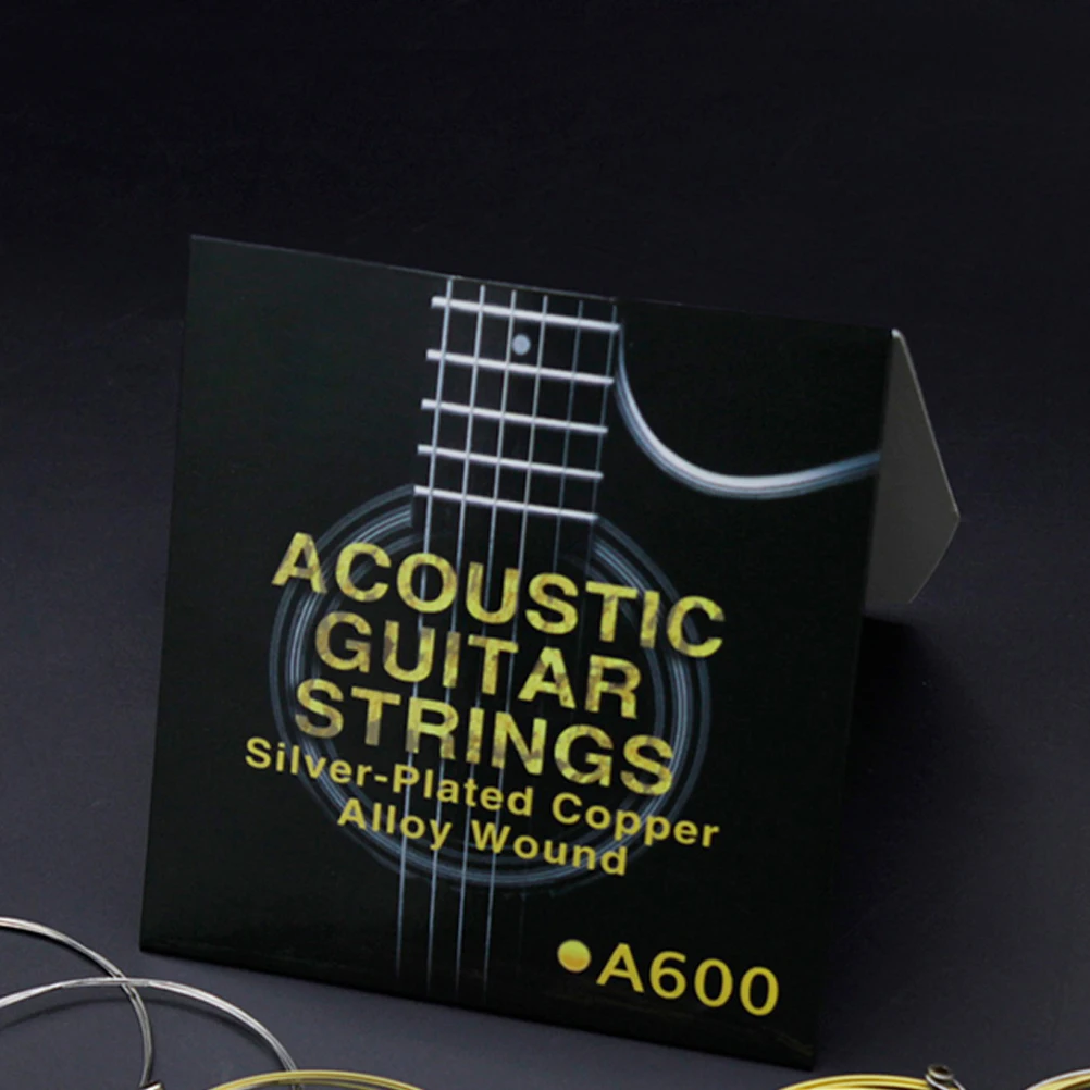 1 set Silver Plated Acoustic Guitar Strings Classical Gauge Brass Electric Accessories Standard Tension Beautiful Sound Gifts
1 set Silver Plated Acoustic Guitar Strings Classical Gauge Brass Electric Accessories Standard Tension Beautiful Sound Gifts