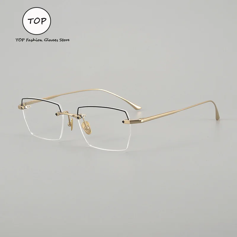 2025 Business Square Ultra-light Pure Titanium Frameless Men's Frames Women Can Be Equipped with Myopia Mirror Frames
2025 Business Square Ultra-light Pure Titanium Frameless Men's Frames Women Can Be Equipped with Myopia Mirror Frames