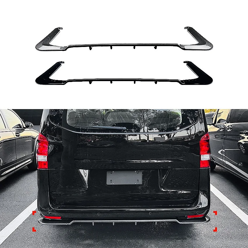Car Rear Bumper Diffuser Lip Spoiler Corner for Mercedes Vito W447 2016-2023
Car Rear Bumper Diffuser Lip Spoiler Corner for Mercedes Vito W447 2016-2023