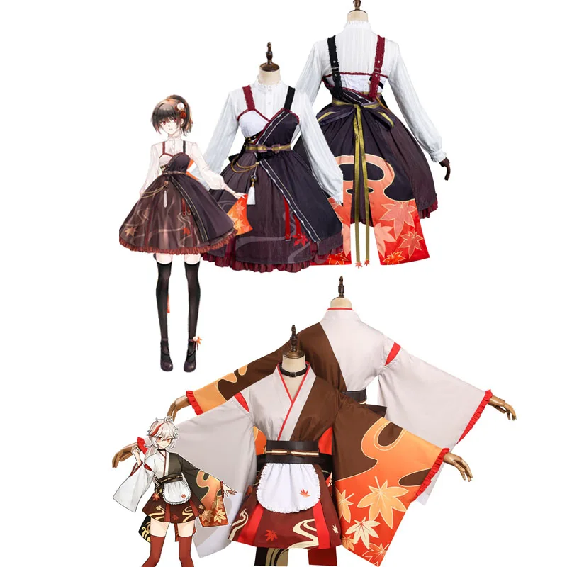 Genshin Impact Kazuha Cosplay Costume Lolita Dress Outfits Halloween Carnival Suit
Genshin Impact Kazuha Cosplay Costume Lolita Dress Outfits Halloween Carnival Suit