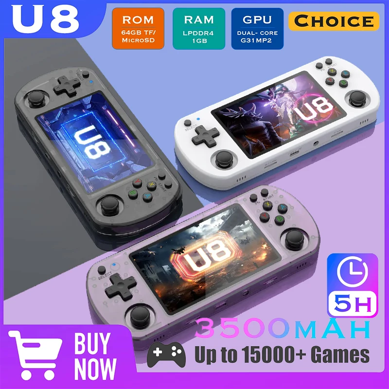 New 128GB U8 Retro Handheld Video Game Console Linux System 4.0-inch IPS Screen R35s Pro Portable Video Pocket Player 128GB Game
New 128GB U8 Retro Handheld Video Game Console Linux System 4.0-inch IPS Screen R35s Pro Portable Video Pocket Player 128GB Game