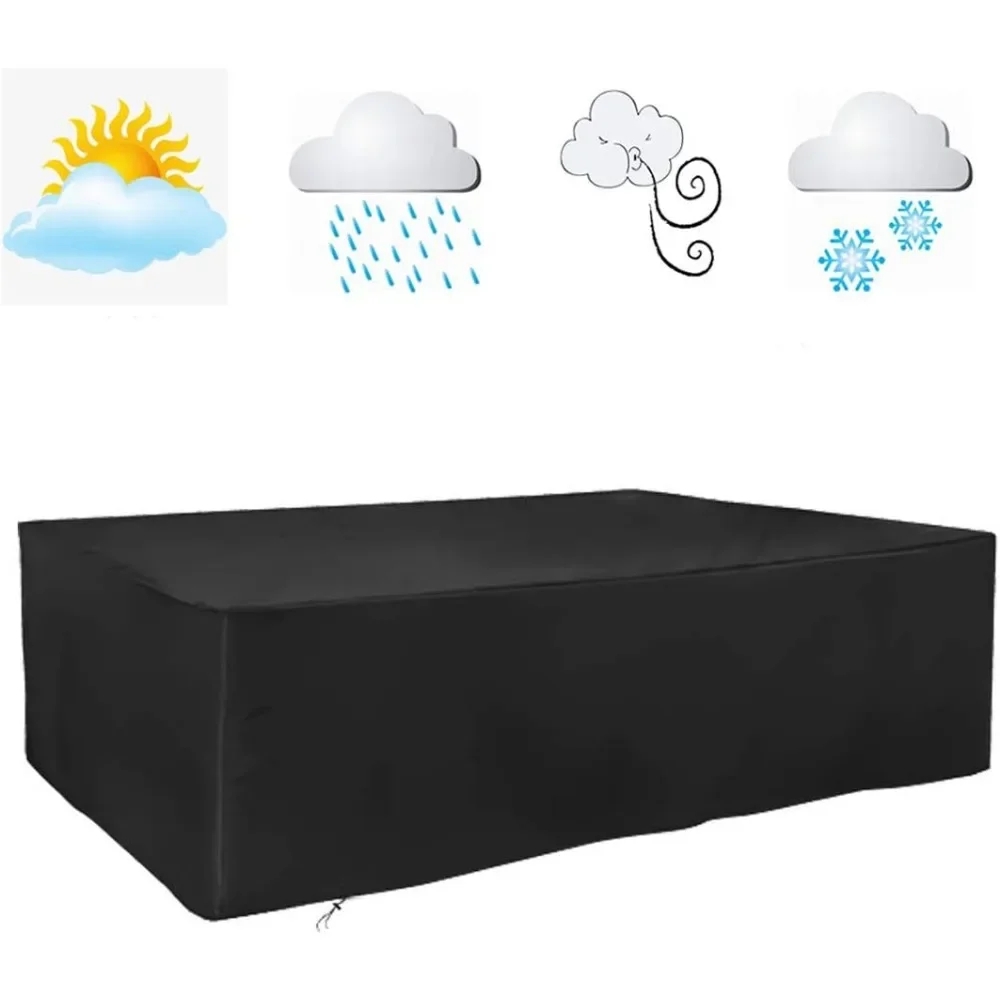 120x54x38 Waterproof Outdoor Table Cover for Patio Garden Furniture Dustproof with Storage Bag
120x54x38 Waterproof Outdoor Table Cover for Patio Garden Furniture Dustproof with Storage Bag