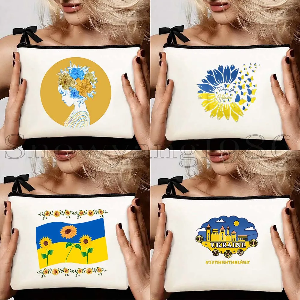 4pcs Floral Peace Patriotic Sunflower Vintage Yellow Blue Flag Girl Love Heart Canvas Cosmetic Bag Makeup Toilet Bag Case Pouch
4pcs Floral Peace Patriotic Sunflower Vintage Yellow Blue Flag Girl Love Heart Canvas Cosmetic Bag Makeup Toilet Bag Case Pouch
