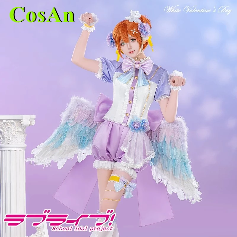 CosAn аниме LoveLive Rin Hoshizora косплей костюм белый День святого Валентина ангел идол свадебное платье одежда для ролевых игр
CosAn аниме LoveLive Rin Hoshizora косплей костюм белый День святого Валентина ангел идол свадебное платье одежда для ролевых игр