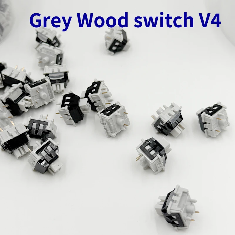 LEOBOG GreyWood V4 Переключатель Линейные POM HIFI Переключатели для индивидуальной механической клавиатуры Комплект 5-контактный с светопроводной колонкой DIY GMK67
LEOBOG GreyWood V4 Переключатель Линейные POM HIFI Переключатели для индивидуальной механической клавиатуры Комплект 5-контактный с светопроводной колонкой DIY GMK67