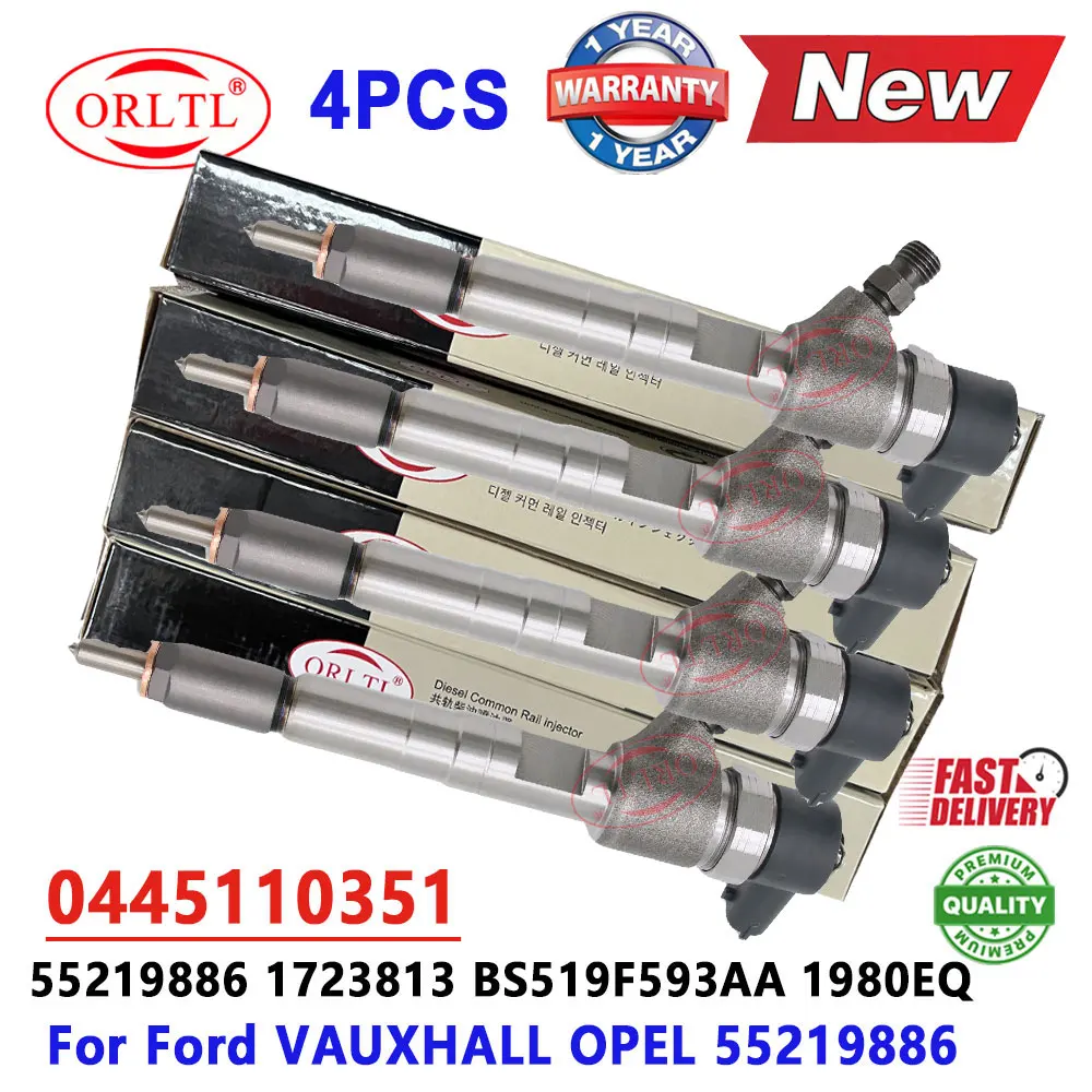 4PCS NEW 0445110351 Diesel Fuel Injector for Fiat fiorino city 500 PANDA DOBLO PUNTO Ford VAUXHALL OPEL COMBO 1.3D 1.3 TDCi
4PCS NEW 0445110351 Diesel Fuel Injector for Fiat fiorino city 500 PANDA DOBLO PUNTO Ford VAUXHALL OPEL COMBO 1.3D 1.3 TDCi