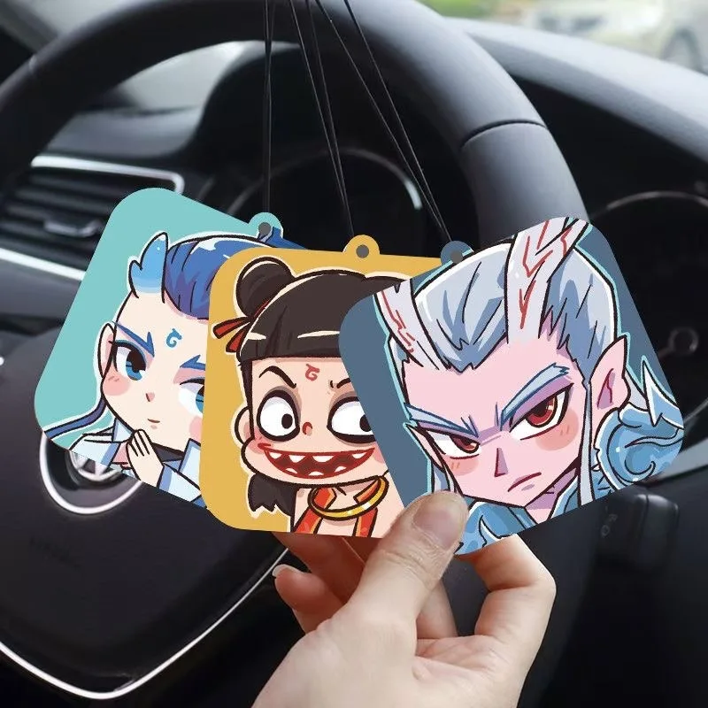 Ne Zha 2 Car Perfume Piece Pendant Nezha Aobing Cartoon Figures Fragrance Air Freshener Auto Interior Decor Lasting Aromatherapy
Ne Zha 2 Car Perfume Piece Pendant Nezha Aobing Cartoon Figures Fragrance Air Freshener Auto Interior Decor Lasting Aromatherapy