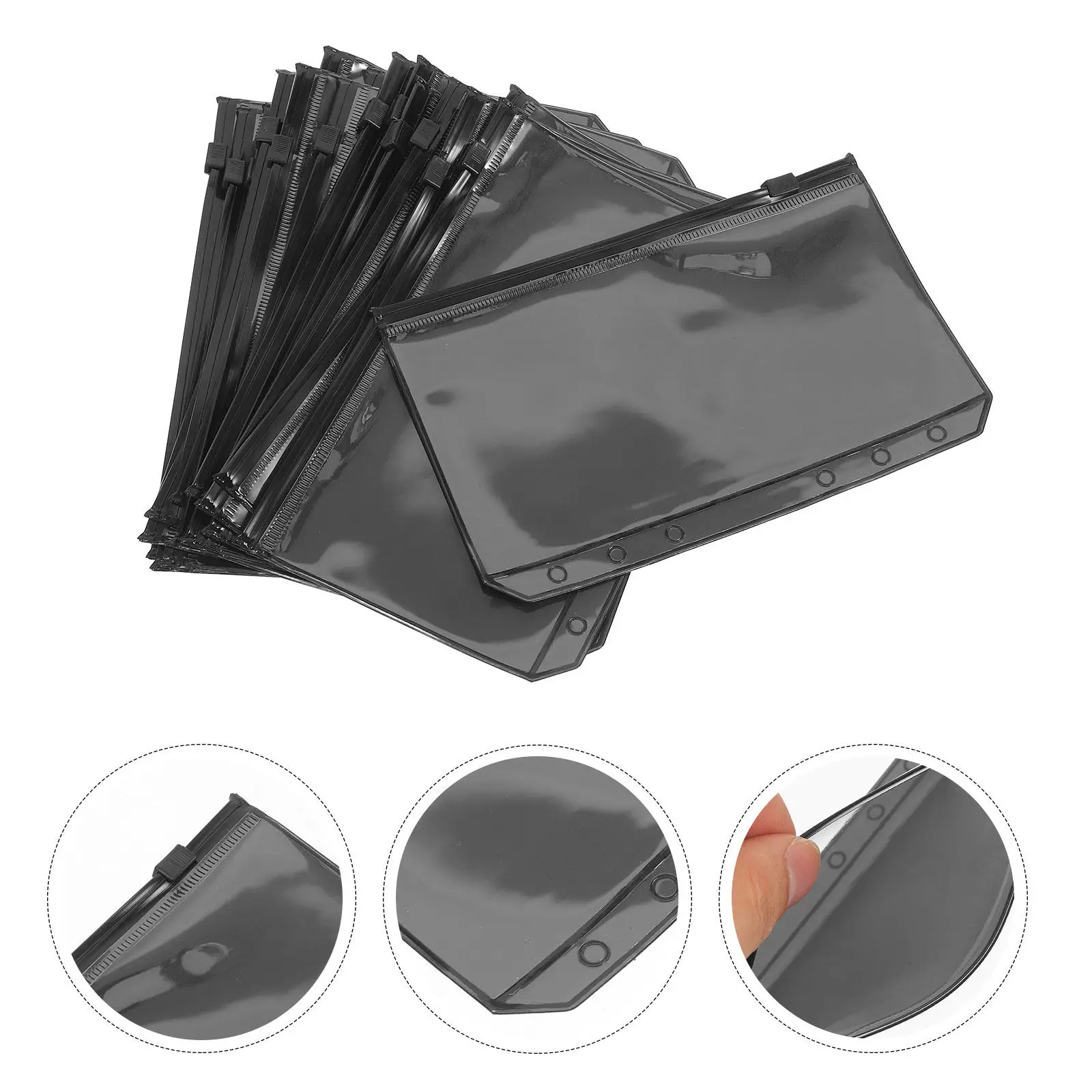 20Pcs A6 Binder Pockets 6-Hole Plastic Loose Leaf Bags Organizer Notebook Folder Document Filing Bag for Work Travel Office
20Pcs A6 Binder Pockets 6-Hole Plastic Loose Leaf Bags Organizer Notebook Folder Document Filing Bag for Work Travel Office