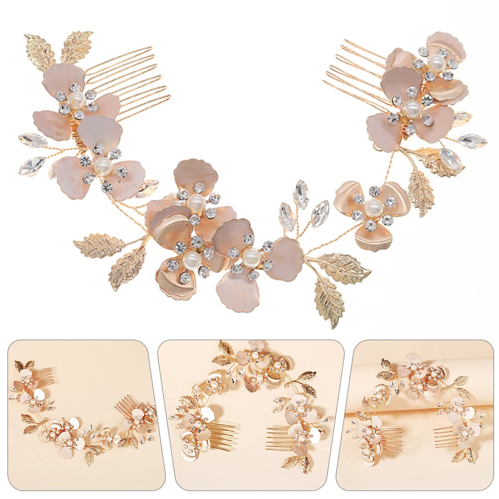 Pearl Rhinestone Headdress Bridal Hair Comb Headband Crystal Hairband Wedding Accessory Floral Elegant Design Retro Oriental
Pearl Rhinestone Headdress Bridal Hair Comb Headband Crystal Hairband Wedding Accessory Floral Elegant Design Retro Oriental