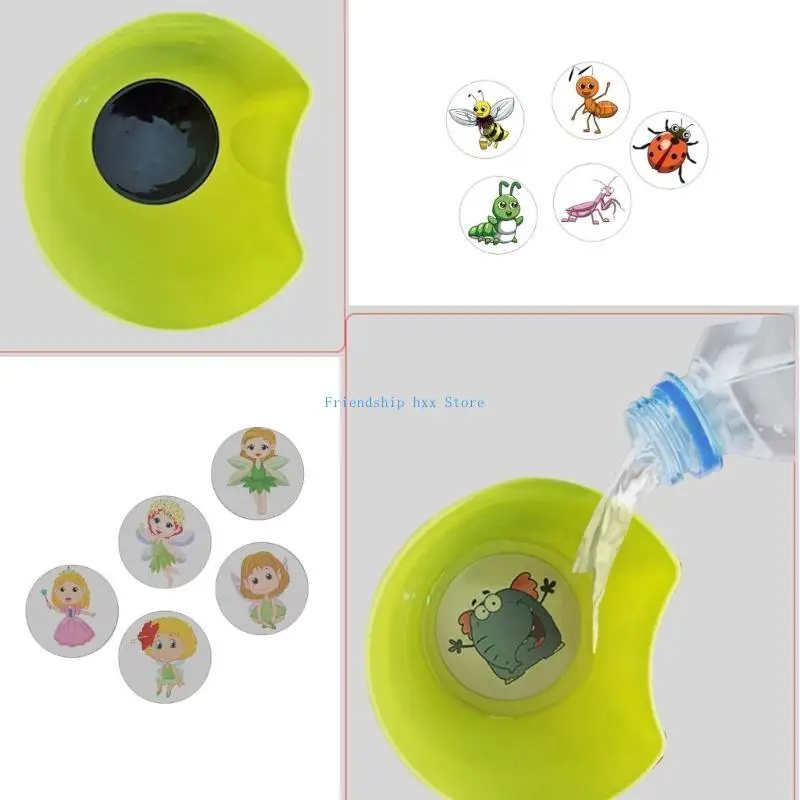 F1CB Reusable Potty Targets Sticker Color Changing Pee Targets for Kid Training use
F1CB Reusable Potty Targets Sticker Color Changing Pee Targets for Kid Training use