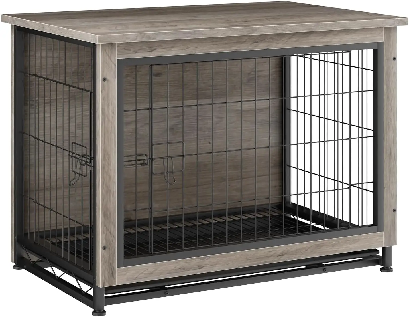 JY QAQA Dog Crate Furniture, Wooden Crate Table, Double-Doors Furniture, Indoor Kennel, House, Cage/Grey/M
JY QAQA Dog Crate Furniture, Wooden Crate Table, Double-Doors Furniture, Indoor Kennel, House, Cage/Grey/M