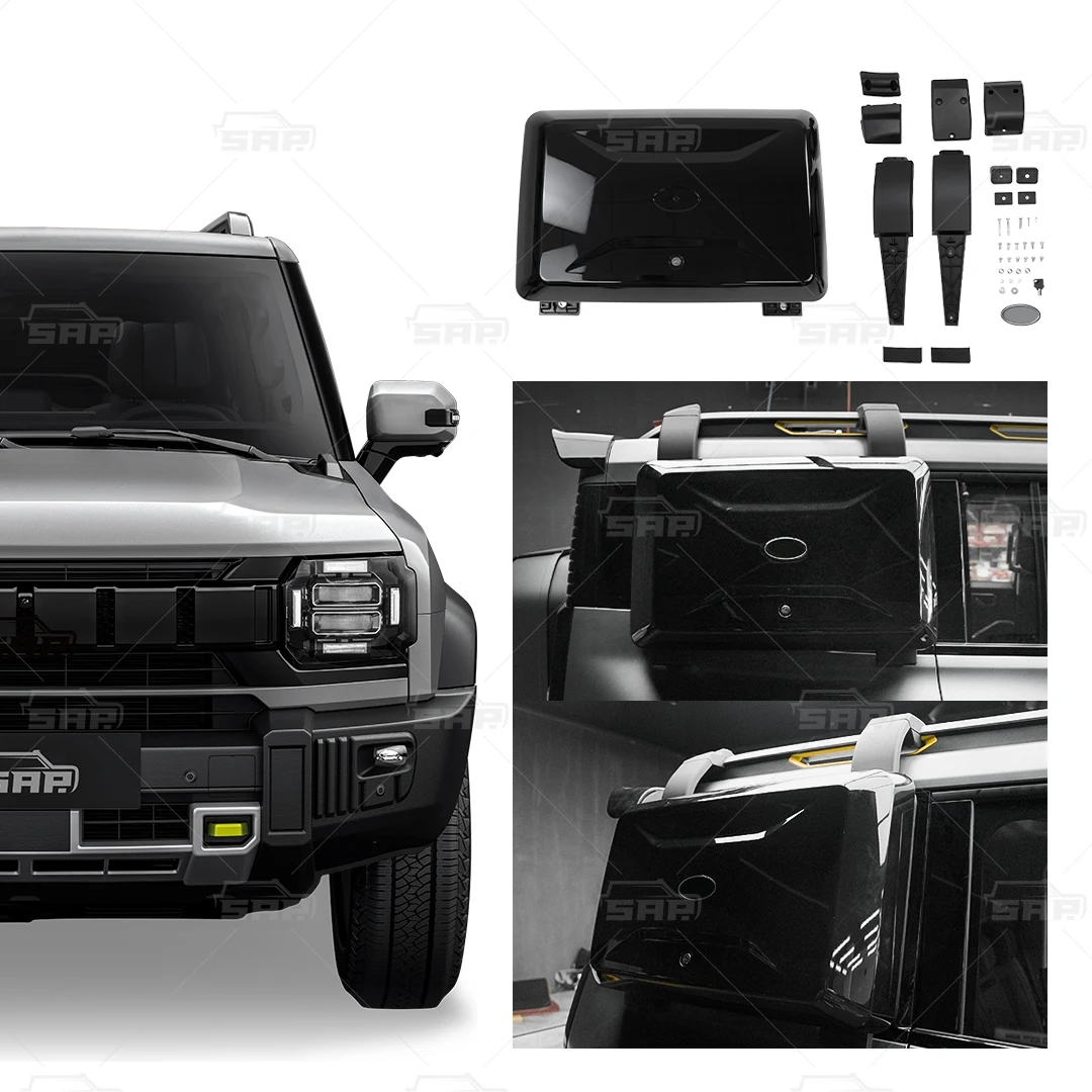 Shamo Auto Parts Off-Road Accessories Explorer Toolbox Storage Box Gloss Black Car Side Tool Box for Jetour T2 Accessories
Shamo Auto Parts Off-Road Accessories Explorer Toolbox Storage Box Gloss Black Car Side Tool Box for Jetour T2 Accessories