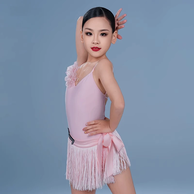 Vennystyle Latin Dance Dress Women's New Separate Fringe Practice Wear Spaghetti Strap Bow Floral V Neck Girls Dancewear Costume
Vennystyle Latin Dance Dress Women's New Separate Fringe Practice Wear Spaghetti Strap Bow Floral V Neck Girls Dancewear Costume