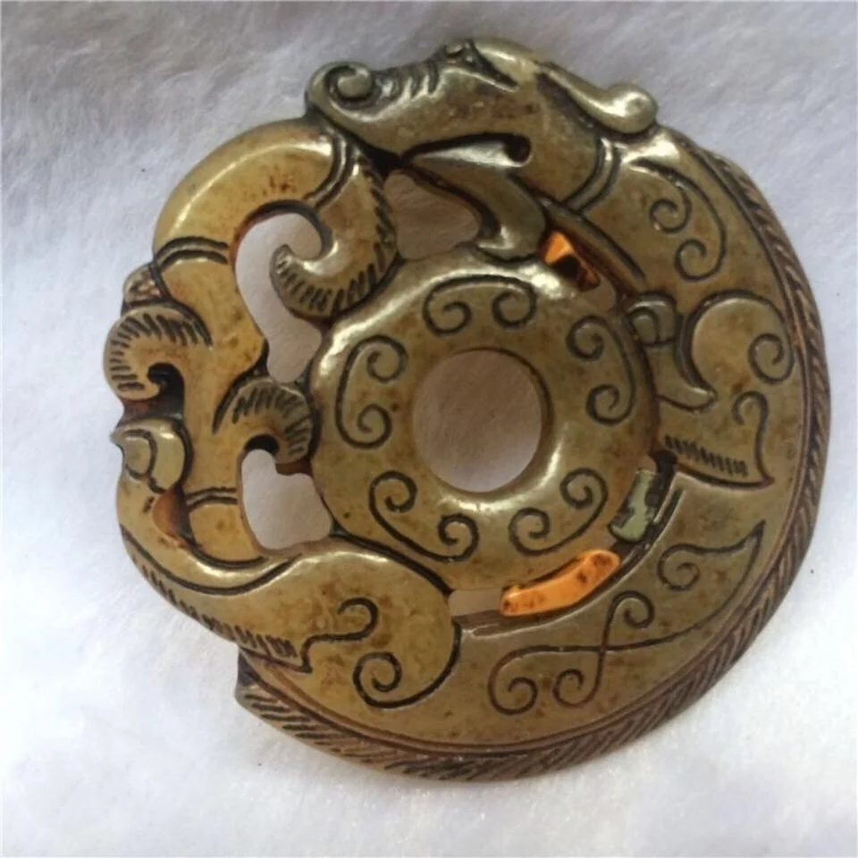 Ancient Jade, Warring States Antiques, Old Xiuyu Double-sided Fine Carving, Ping
Ancient Jade, Warring States Antiques, Old Xiuyu Double-sided Fine Carving, Ping