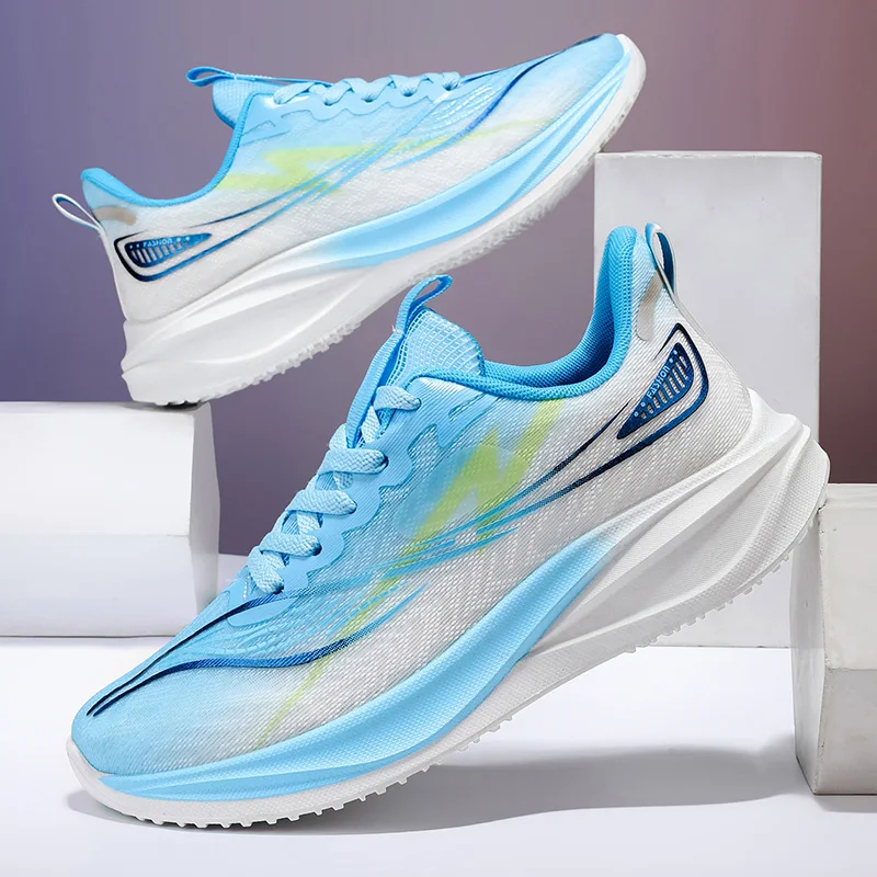 Men Fashion Running Sneakers Thick Bottom Shock Absorption Breathable Mesh Shoes Wear Resistant Non Slip Outdoor WalkingFootwear
Men Fashion Running Sneakers Thick Bottom Shock Absorption Breathable Mesh Shoes Wear Resistant Non Slip Outdoor WalkingFootwear