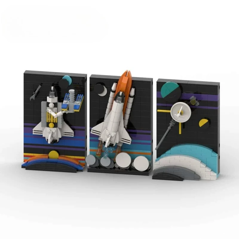 Hot 3 Major Stories in Space Flying Saturn's Rings Hubble Space Telescope Maintenance Rocket Shuttle Bricks Postcard Model Toys
Hot 3 Major Stories in Space Flying Saturn's Rings Hubble Space Telescope Maintenance Rocket Shuttle Bricks Postcard Model Toys