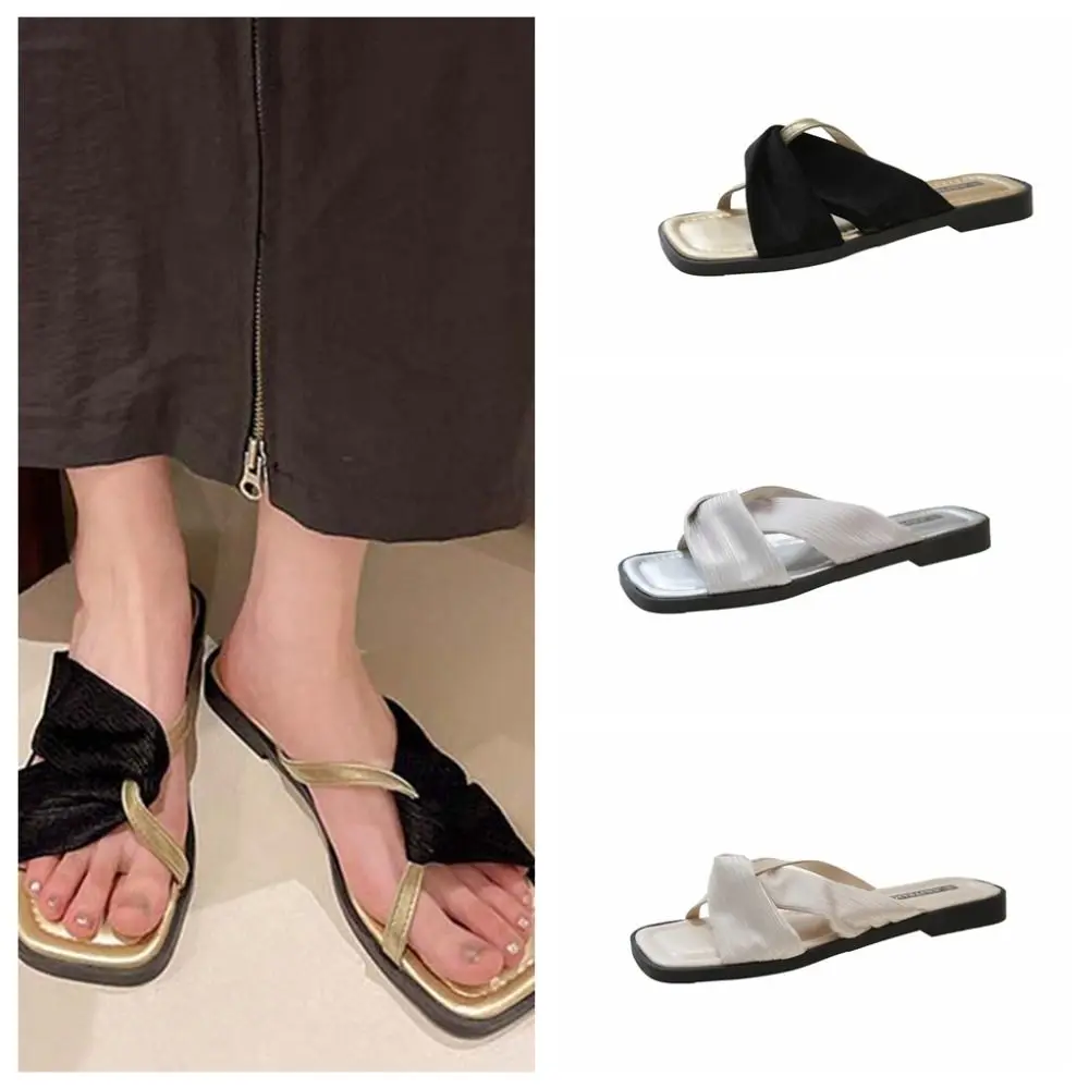 Soft Sole Flat Bottom Slippers Anti Slip Artificial PU Slippers Women Outer Wear Shoes Casual Platform Slides Sandals Women
Soft Sole Flat Bottom Slippers Anti Slip Artificial PU Slippers Women Outer Wear Shoes Casual Platform Slides Sandals Women