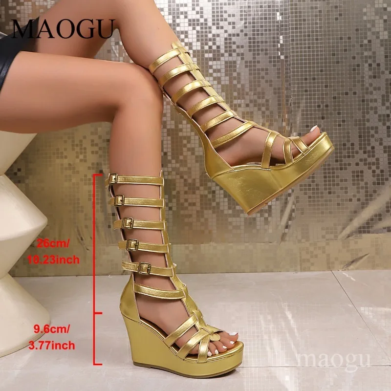 Platform High-Top Straps Open Toe Gladiator Sandals Fashion Women's Sandals Summer Comfortable Size 35-43 Sandalias De Mujer
Platform High-Top Straps Open Toe Gladiator Sandals Fashion Women's Sandals Summer Comfortable Size 35-43 Sandalias De Mujer