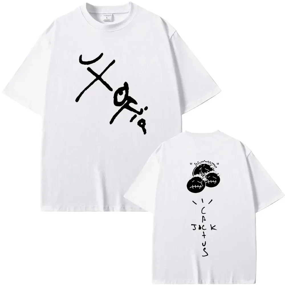 Cactus Jack pattern printed summer T-shirt: Fashionable, trendy and casual. 100% pure cotton round-neck short-sleeved T-shirt
Cactus Jack pattern printed summer T-shirt: Fashionable, trendy and casual. 100% pure cotton round-neck short-sleeved T-shirt