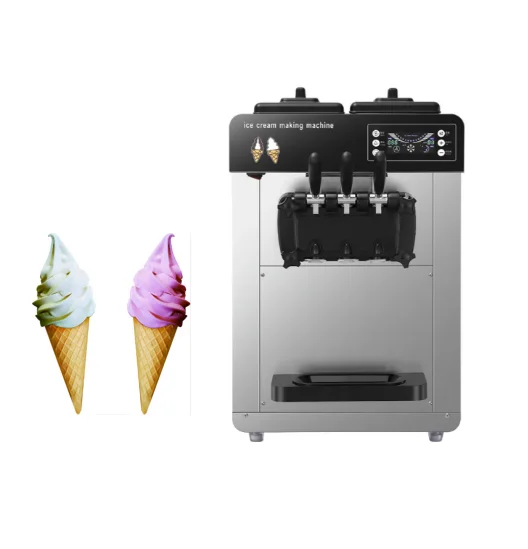 1500W Commercial Desktop 3 Flavor Ice Cream Maker Machine 12L Soft Ice Cream Machine
1500W Commercial Desktop 3 Flavor Ice Cream Maker Machine 12L Soft Ice Cream Machine