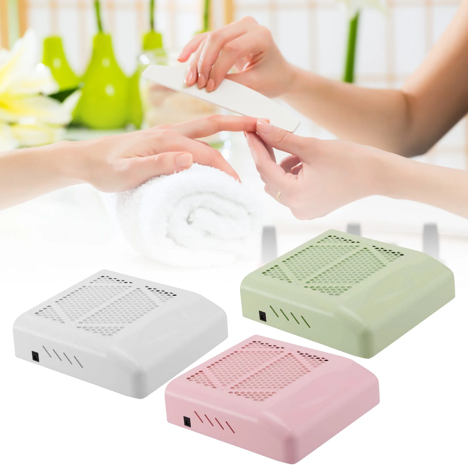 Nail Dust Suction Collector 80W Large Suction Power Nail Vacuum Cleaner with Reusable Filter for Home Salon
Nail Dust Suction Collector 80W Large Suction Power Nail Vacuum Cleaner with Reusable Filter for Home Salon
