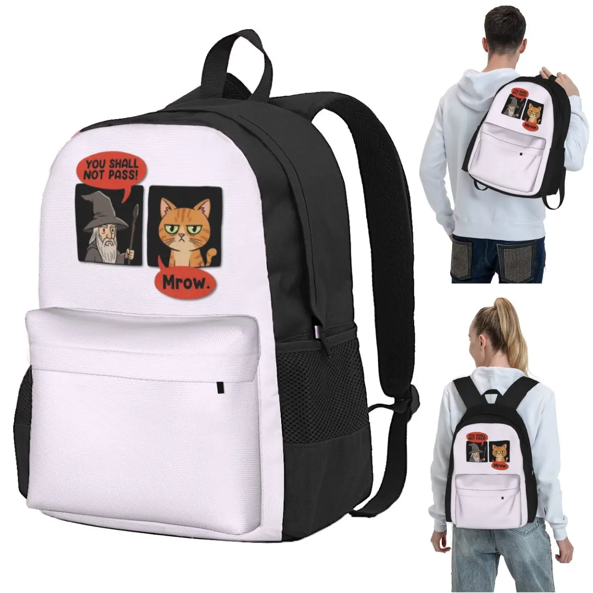 Angry Cat Backpack Student BookBag Children School Bag Laptop Shoulder Bags for Men Women
Angry Cat Backpack Student BookBag Children School Bag Laptop Shoulder Bags for Men Women