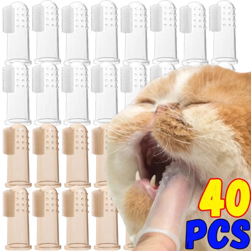 Silicone Soft Pet Finger Cuff Toothbrushes Dog Brush Bad Breath Tartar Teeth Care Tool Cat Cleaning Scrub Pet Cleaning Supplies
Silicone Soft Pet Finger Cuff Toothbrushes Dog Brush Bad Breath Tartar Teeth Care Tool Cat Cleaning Scrub Pet Cleaning Supplies