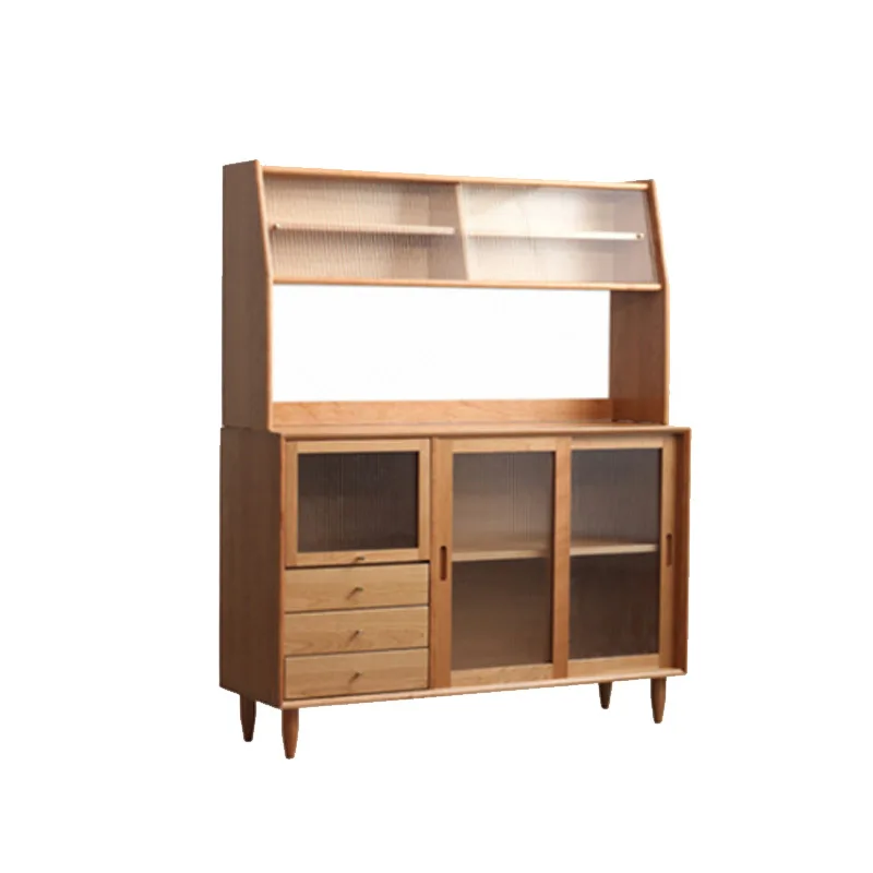 Боковой шкаф из массива дерева в скандинавском стиле. Современный шкаф для хранения из вишневого дерева. Боковой шкаф для хранения японского ресторана. 
Боковой шкаф из массива дерева в скандинавском стиле. Современный шкаф для хранения из вишневого дерева. Боковой шкаф для хранения японского ресторана.