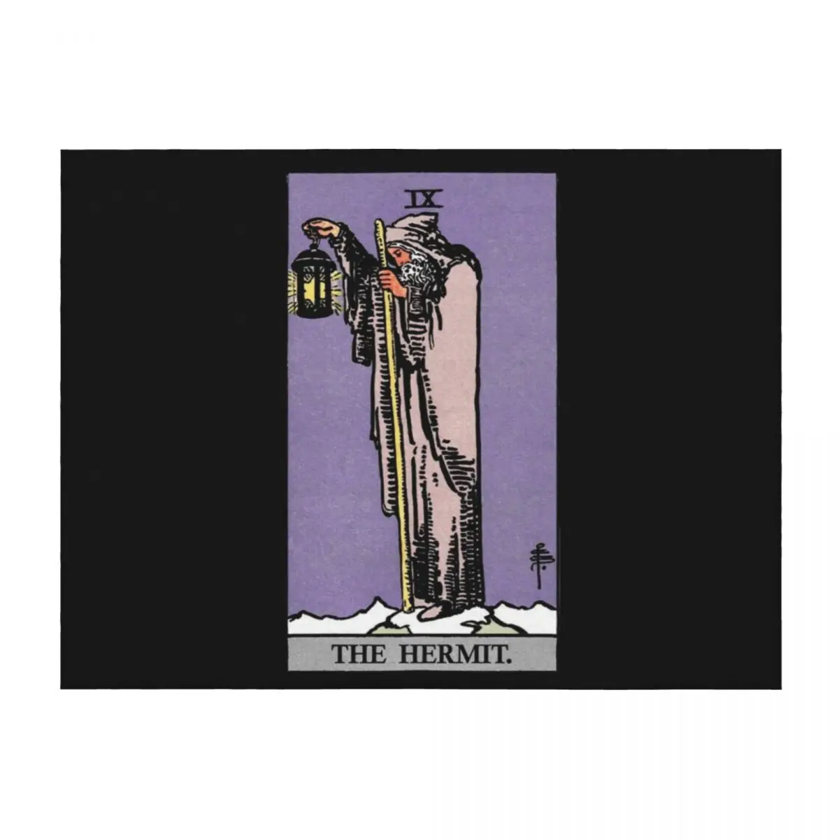 The Hermit Purple - Tarot Card Throw Blanket Bed linens Soft for babies Hair Blankets 
The Hermit Purple - Tarot Card Throw Blanket Bed linens Soft for babies Hair Blankets