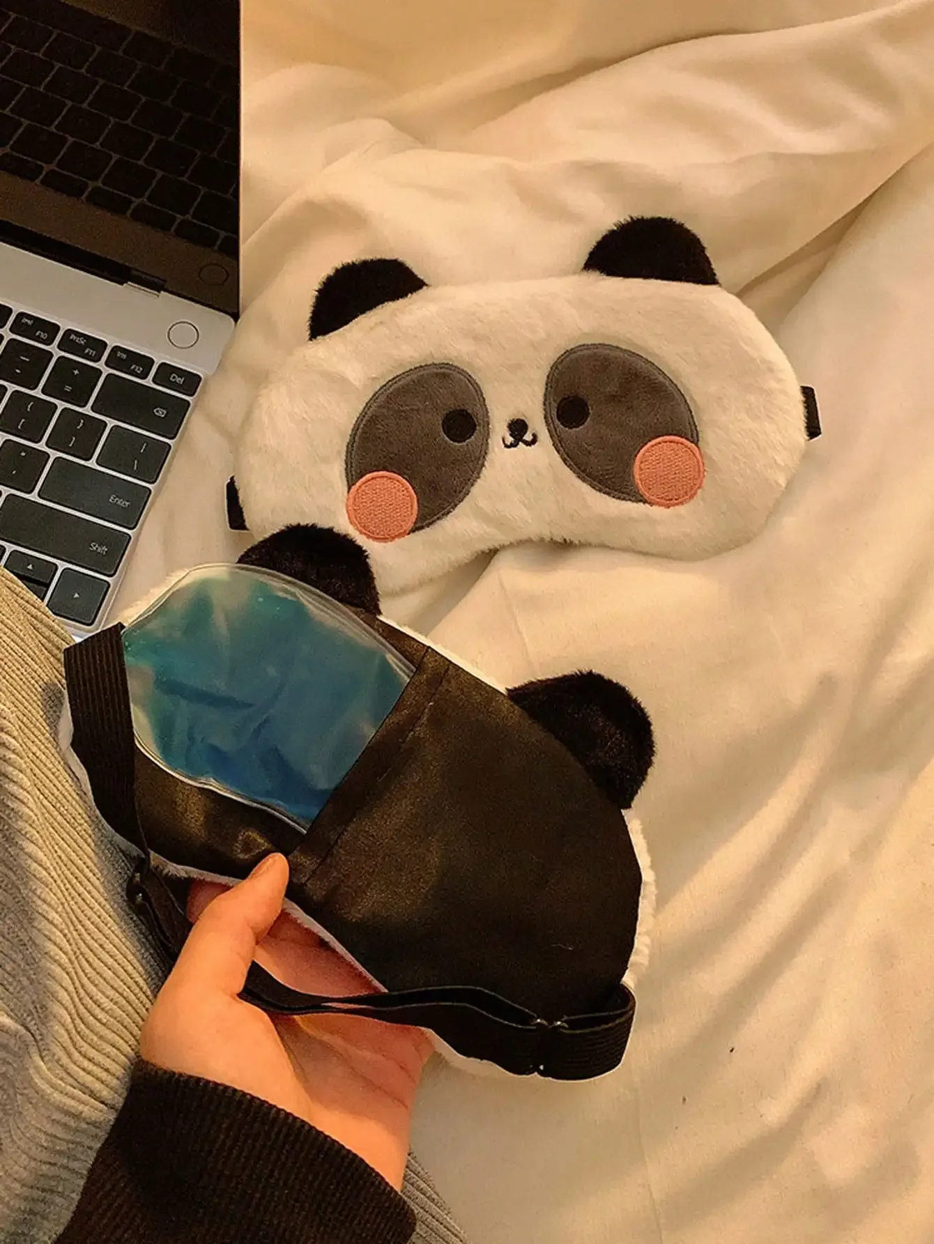 2pcs Eye Mask (1pc Panda Eye Mask, 1pc Gel Pack), Decoration Eyeshade, Cute 3d Sleep Travel Nap Night Eye Mask Soft Plush Unicorn Eyeshade For Women, Girls (Panda)For Bedroom,Travel,Office,School, Back To School Supplies
2pcs Eye Mask (1pc Panda Eye Mask, 1pc Gel Pack), Decoration Eyeshade, Cute 3d Sleep Travel Nap Night Eye Mask Soft Plush Unicorn Eyeshade For Women, Girls (Panda)For Bedroom,Travel,Office,School, Back To School Supplies