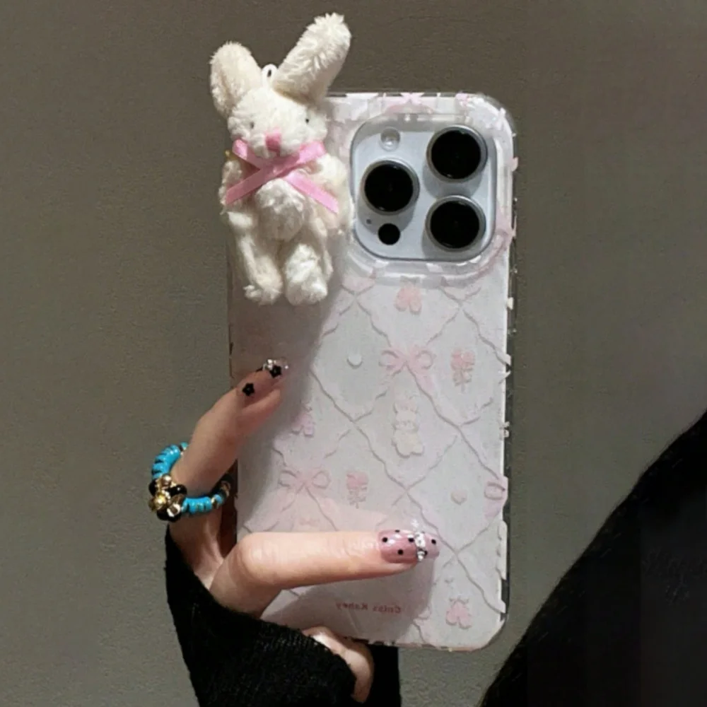 Cute 3D Bow Rabbit Pink Rhombus Pattern Bowknot Animal Flower Graffiti Case For iPhone 16 15 Pro Max 14 13 Pro 12 11 Soft Cover
Cute 3D Bow Rabbit Pink Rhombus Pattern Bowknot Animal Flower Graffiti Case For iPhone 16 15 Pro Max 14 13 Pro 12 11 Soft Cover