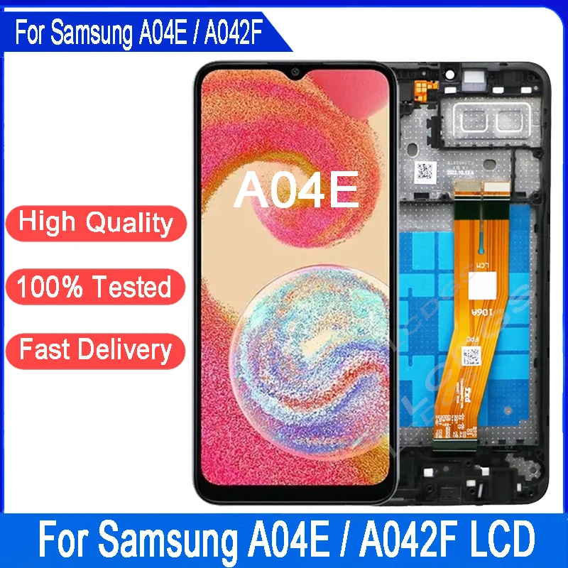 6.5"High quality A04e LCD For Samsung A04E A042 LCD A042F A042M SM-A042F/DS LCD Display Touch Screen Digitizer Replacement
6.5"High quality A04e LCD For Samsung A04E A042 LCD A042F A042M SM-A042F/DS LCD Display Touch Screen Digitizer Replacement