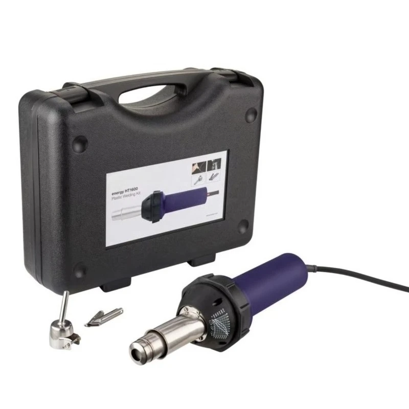 Energy HT1600 Plastic Kit Hot Air Tools Heat Seam Welding Guns Plastic Welders for Geotechnical Materials
Energy HT1600 Plastic Kit Hot Air Tools Heat Seam Welding Guns Plastic Welders for Geotechnical Materials